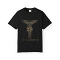 Myco Alchemy Co. Caduceus Mushroom Illustration T-Shirt | Apothecary Symbol Tee