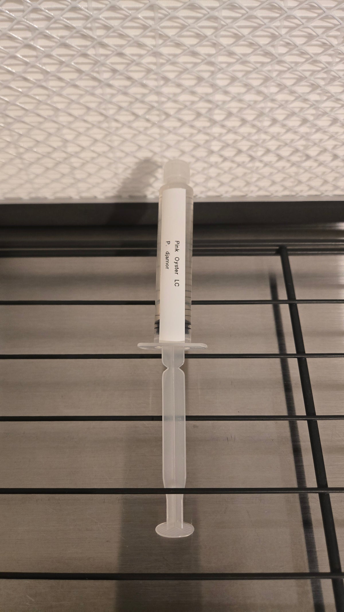 Premium Pink Oyster Liquid Culture Syringe (10ml)